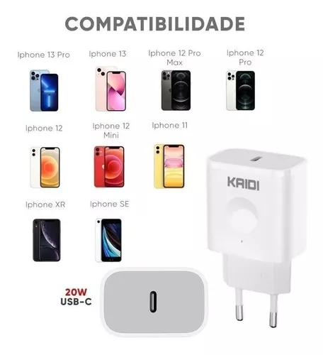 Carregador iphone 13 original