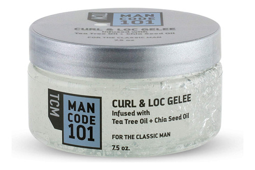 Tcm Mancode 101 Curl & Loc Gelee 7.5 Oz