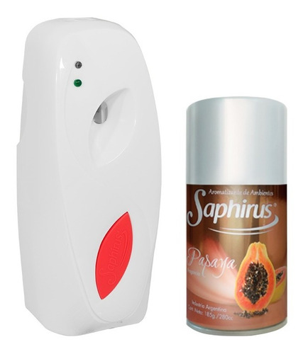 Dispenser Aromatizante Aerosol Repuesto Fragancia Saphirus 