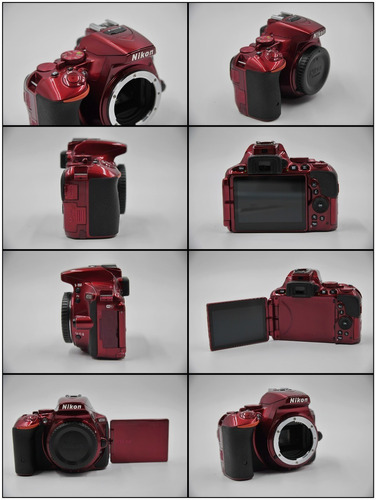  Nikon D5500 Dslr Color  Rojo