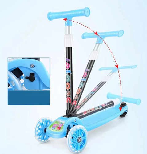 Scooter De Niños Con Luz En Llantas