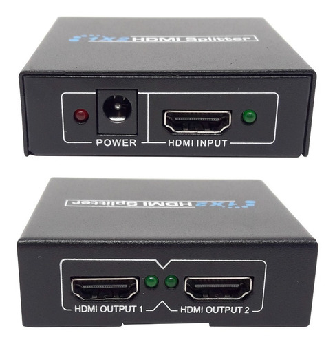 Imagem 3 de 5 de Divisor De Hdmi 1 Aparelho Para Duas Tv Ao Mesmo Tempo!!