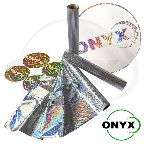 Foil Hot Stamping Digital Onyx Rollo 50m X 25cm Holografico