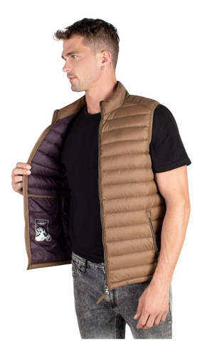 Imagen 3 de 6 de Chaleco Hombre Greenlander Vpol7652 Pluma Bolsas Costados