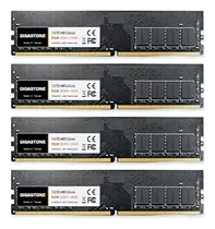 Comprar Gigastone Ddr4 Ram Desktop Ram 32gb (4x8gb) Ddr4 32gb Ddr4-2666mhz Pc4-21300 Cl19 1.2v 288 Pin Sin Búfer No Ecc Udimm Para Pc Módulo De Memoria De Escritorio (solo Escritorio)