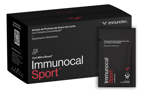Immunocal Sport Precursor Natural De Glutatión Óxido Nítrico Sabor Cereza