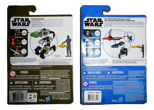 Star Wars Captain Phasma Y Stormtrooper Squad Leader Figuras (Usado)