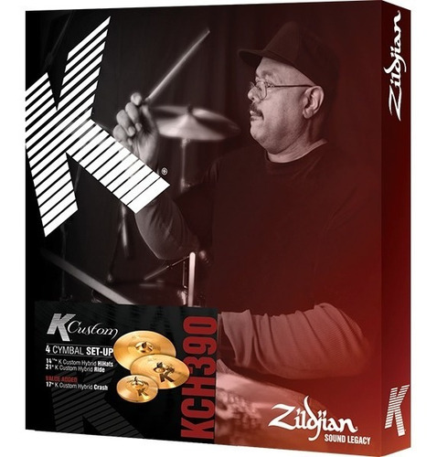 Kit Pratos Zildjian K Custom Hybrid Series Kch390 Liga B20