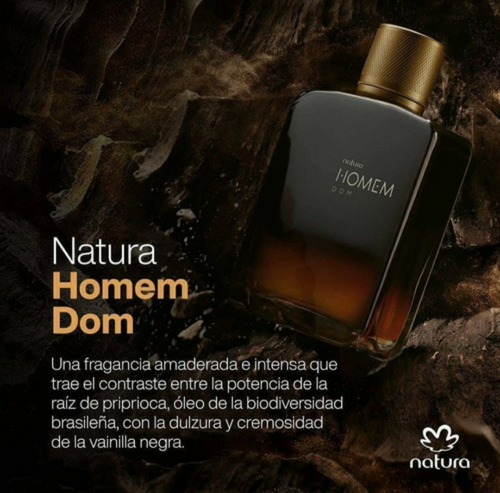 Perfume Natura Masculino Homem Dom 100 Ml - Natumar-