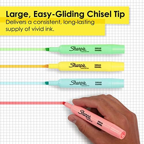 Highlighters De Tanque Sharpie®, Colores Pastel Suaves, De