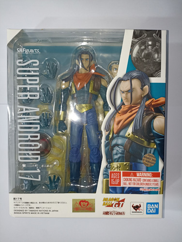 Sh Figuarts Super Androide 17 Dragon Ball Gt Figura Jp (Usado)