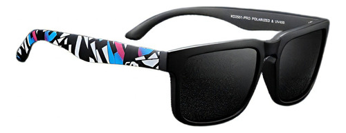 Óculos De Sol Kdeam Esportivo Surf Polarizado Varias Cores Cor 2preto Cor Da Lente Preto