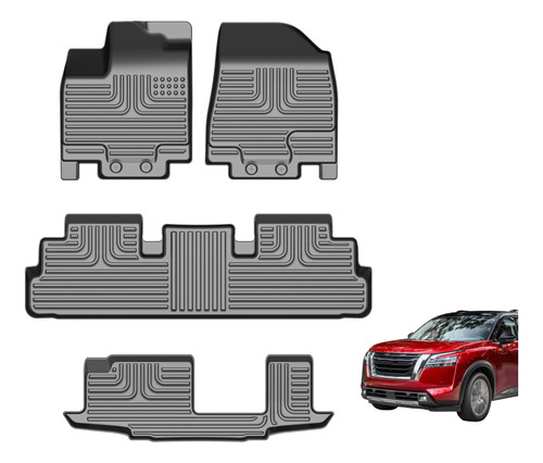 Ausier Alfombrilla Para Nissan Pathfinder 8 Pasajero 2022 7