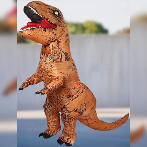 Imagen 6 de 6 de Disfraz De Dinosaurio Inflable