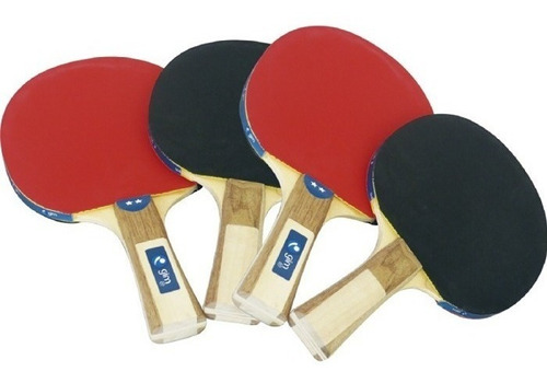 Raquetas Ping Pong 4 Palas 3 Pelotas Nuevo Oferta.