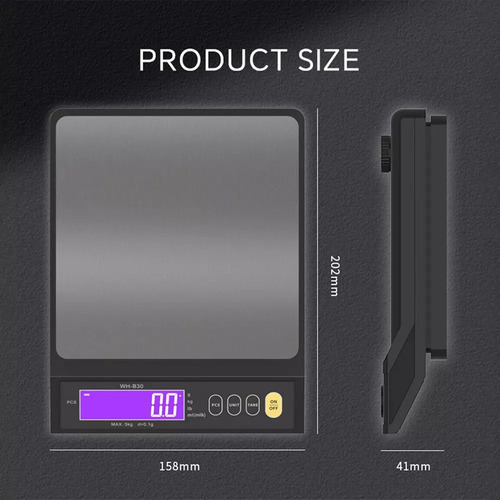 Báscula De Cocina B De 5 Kg/0,1 G, Función De Conteo