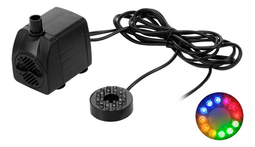 Bomba De Agua Sumergible Con 12 Luces Led De 15 W Ultrasilen