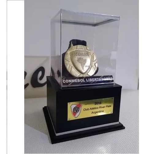 Medalla River Campeon Copa Libertadores 2018 C/ Exhibidor