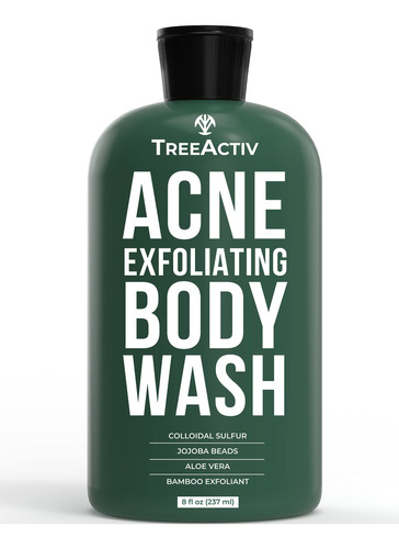 Treeactiv Gel Corporal Exfoliante Para El Acn, Gel Corporal