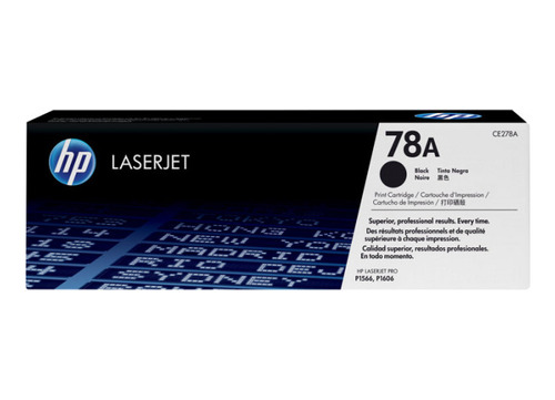 Cartucho De Tóner Hp 78a Negro Laserjet Original - (ce278a)