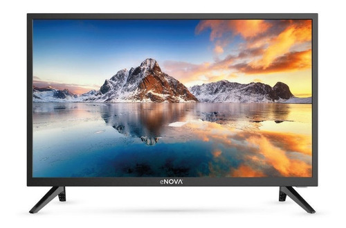 Imagen 1 de 7 de Tv Enova Monitor 24 Pulgadas Led Hd Led Negro Mod 24d1-tdf