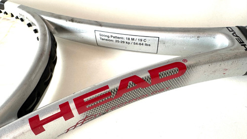 Head Titanium 5300 Raqueta Tenis Constant Beam Juego Paleta Blanco For Optimum Performance Use: Head Strings And Grips Art # 231634 (Usado)