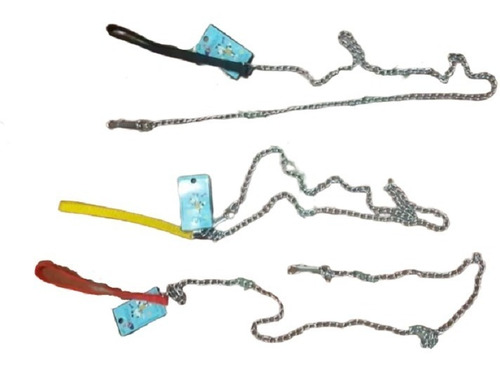 Imagen 4 de 5 de Cadena De Paseo Paseador Con Nylon Para Perros 4 Mm X 1.2mt