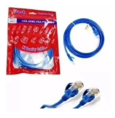 Imagen 2 de 2 de Cable Red 5 Metros Rj45 Lan Utp Patch Cord Internet Pc