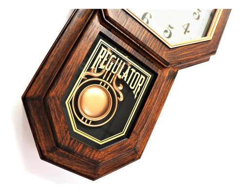 Mini Reloj De Pared De Péndulo Antiguo Clásico, Textura De B