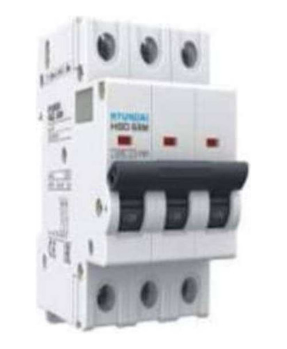 Breaker Interruptor Magnetotermico Hyundai 3 Polos 10 Amp