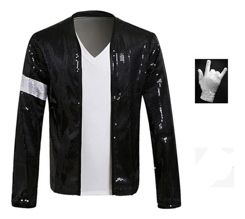 Para Niños Chaqueta Y Guantes De Disfraz De Michael Jackson