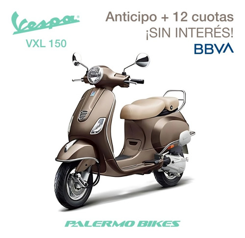 Vespa Vxl 150 0km Modelo Nuevo, Exclusivo Palermo Bikes