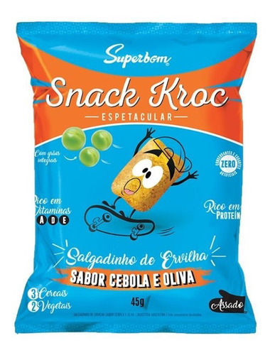 Imagem 4 de 5 de Kit Snack Kroc De Cebola 45g 15uni - Superbom