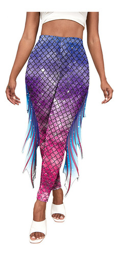 2023 Pantalones De Caderas, Pantalones De Sirena Estampados