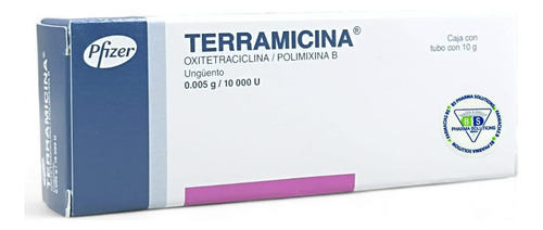 Terramicina Oftálmica Pomada 10 G Pfizer