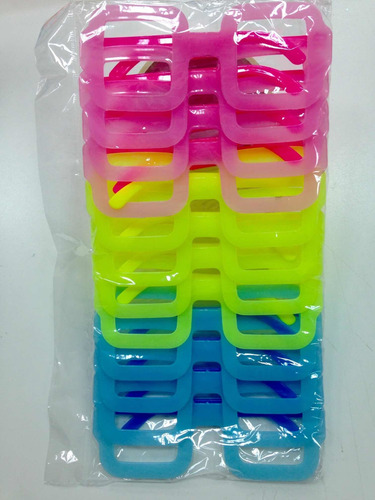 Imagen 1 de 7 de Lentes Plásticos Fluo Docena En Formas Para Cotillón Fiestas
