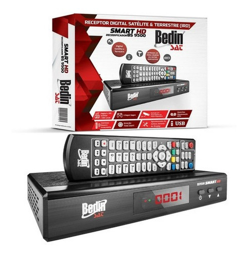 Receptor Digital Hd Analógico Smart Bs9500 Bedin Sat