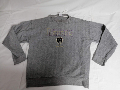 Sudadera Nfl Vintage Baltimore Ravens Riddell Talla L Checa