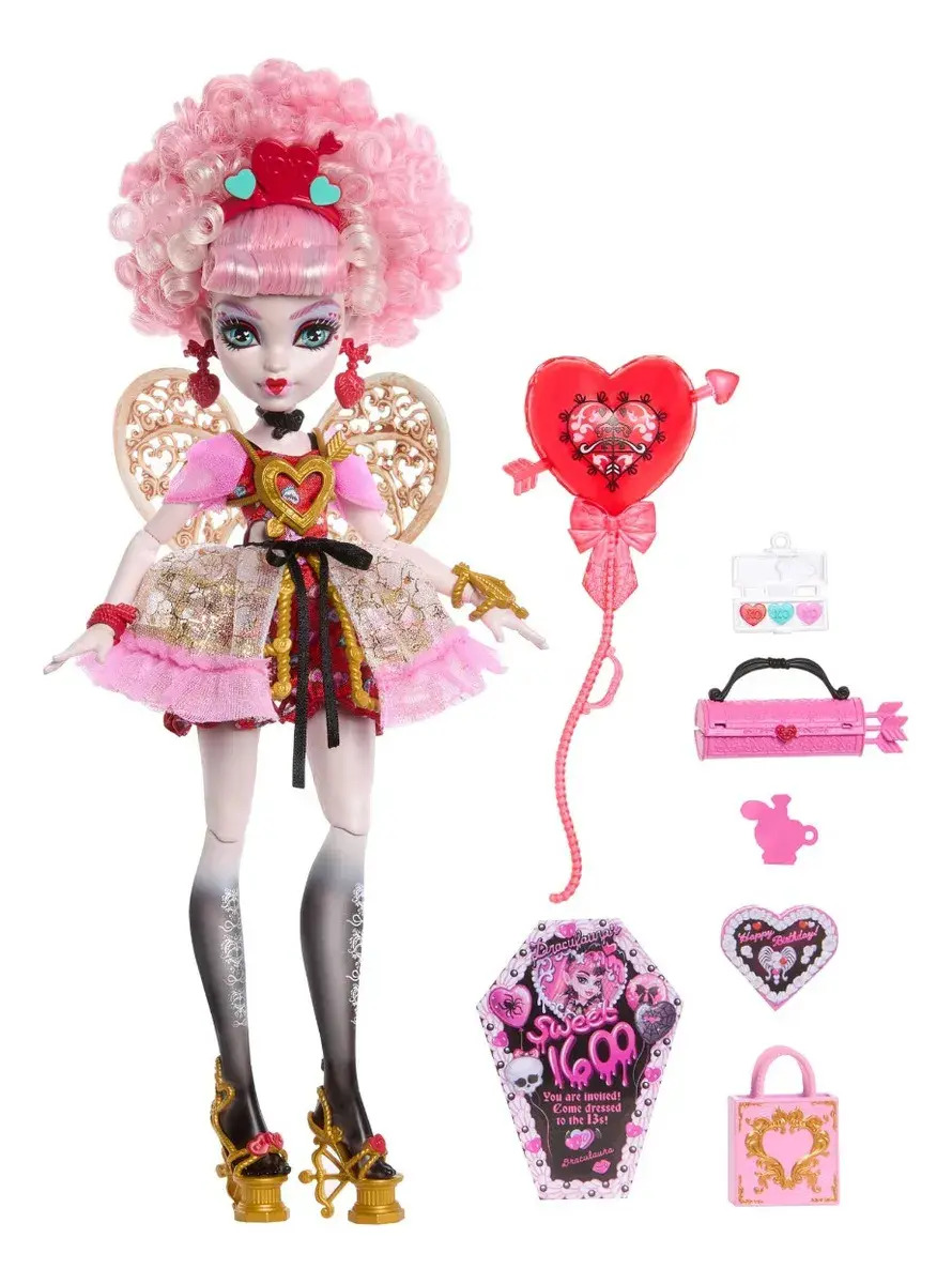 Monster High Muñeca Cumpleaños Draculaura 1600 Sorpresa