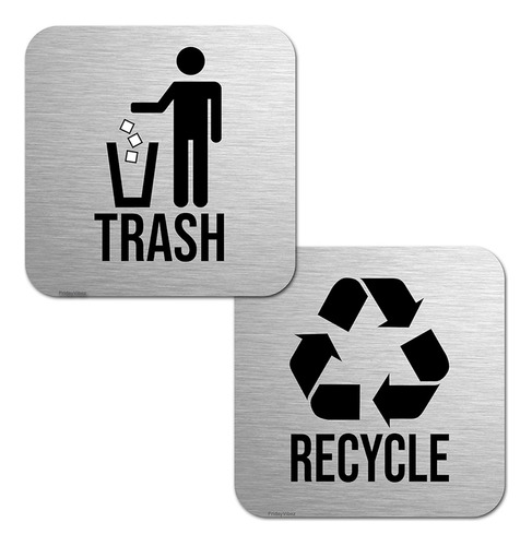 Combinação De Lixo Interno E Reciclagem Para Símbolo De Logo