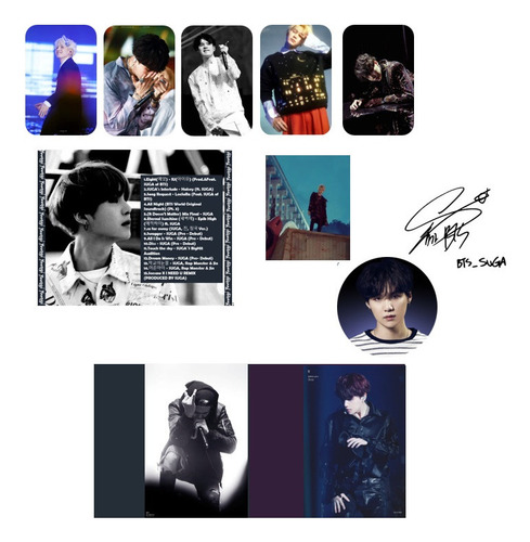 Min Yoongi Suga Solos/covers Compilação Bts Álbum Físico