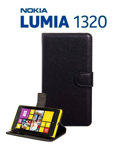 Funda Tipo Cartera Flip Nokia Lumia 1320 Mas Mica Templada