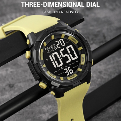 Reloj Digital Electrónico Led Impermeable Skmei 50m