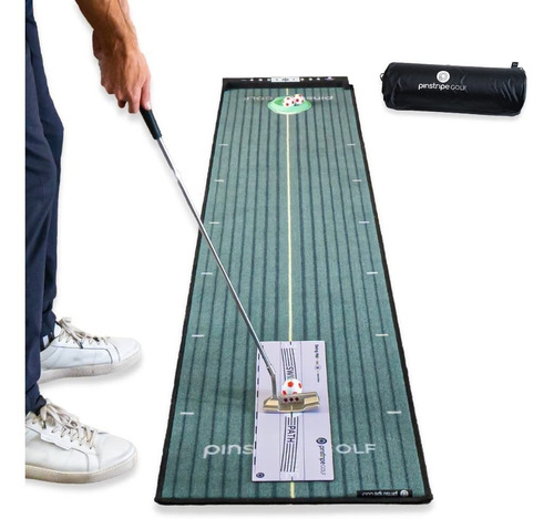 Golf Alfombra P/mejorar Punteria Velocidad Y Swing De Putts