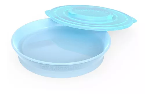 Plato Bowl 6+m Twistshake Azul Pastel