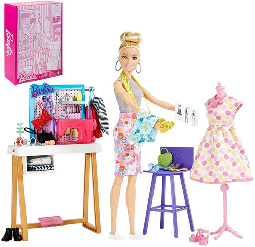 Barbie Muñeca Diseñadora Modas Alta Costura Original Mattel