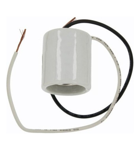 Leviton 10085 Base Mediana, Una Pieza, Sin Llave, Incandesce