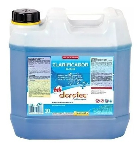 Clorotec Botella X 5 Litros Piscina Decantador 