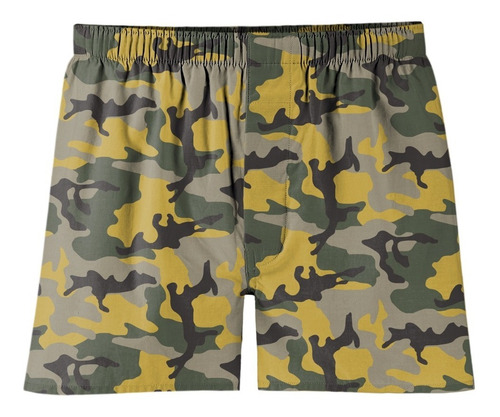 Imagem 3 de 4 de Kit 3 Un Cueca Samba Canção Camo Camuflado Camuflagem Hype
