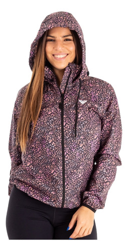 Campera Rompeviento Roxy Mujer Pack And Go Printed